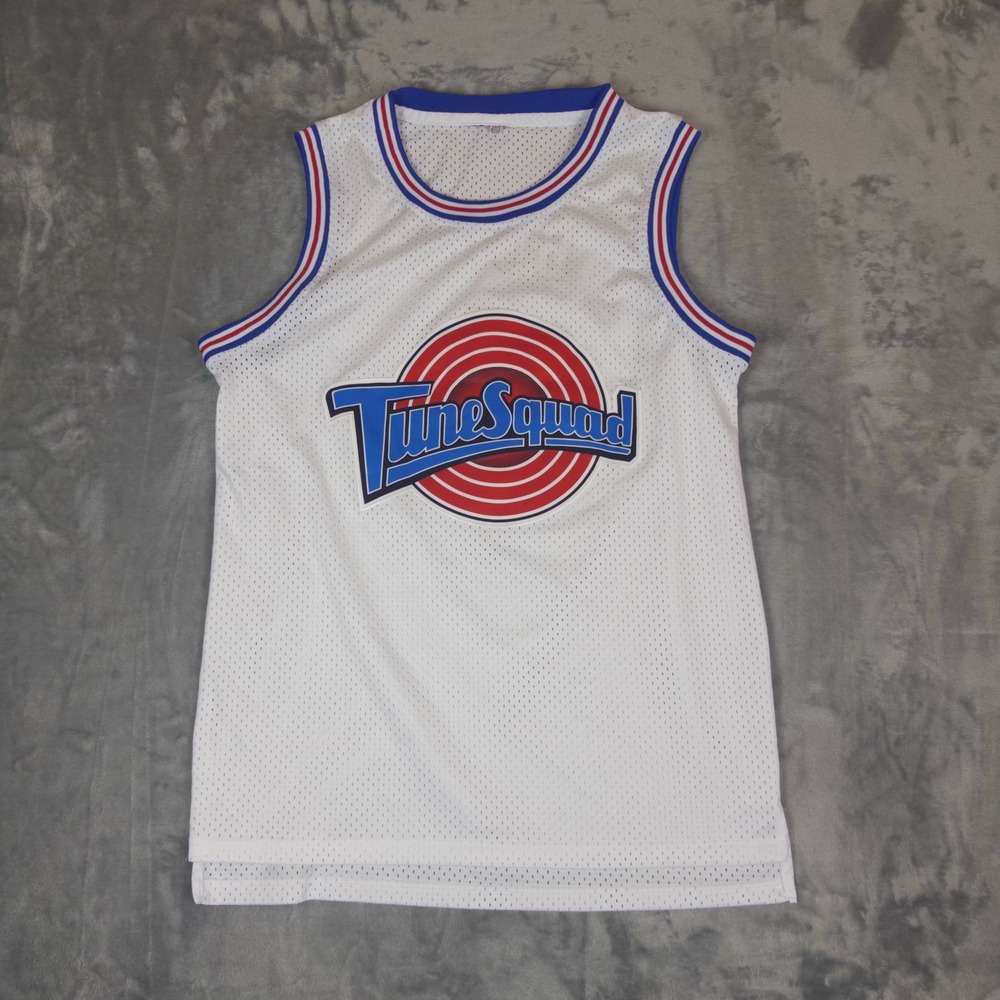 Space Jam Tune Squad Basketball Jersey Mens Medium White Bugs Bunny 1 Movie